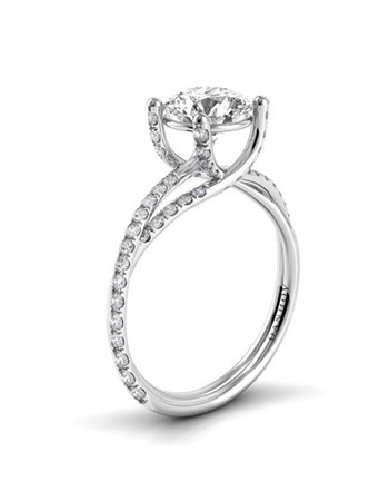 Danhov Eleganza Braided Engagement Ring