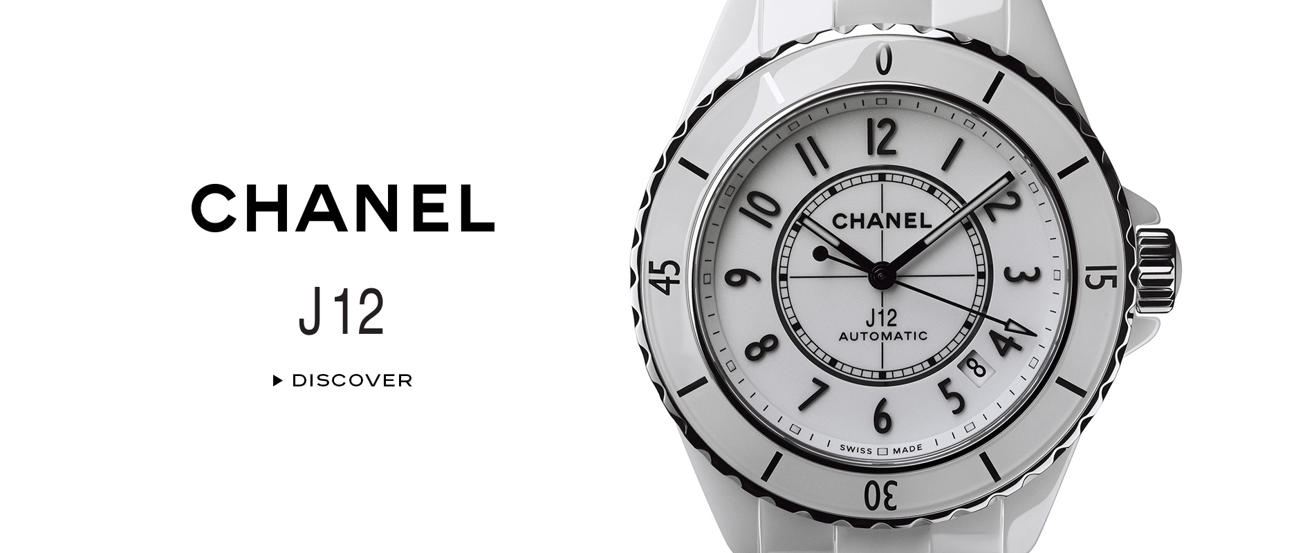 CHANEL J12 white watch